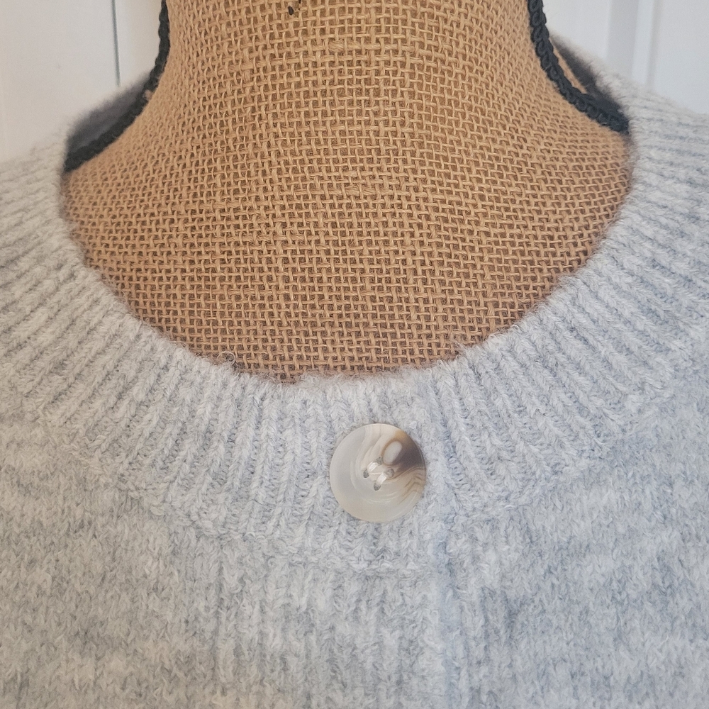 HORSE Graphic Button-Front Cardi, PINK LILY Brand, NIB, S, Hthr Gray & SO CUTE🐎 - Picture 4 of 11